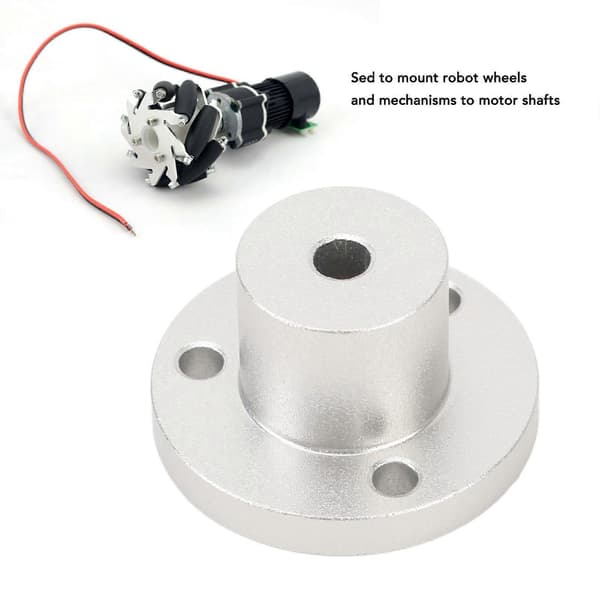 4mm Flange Akselkobling Aluminiumlegering Universal Kobling Motorforbindelse til Omni Hjul 14145 Motor