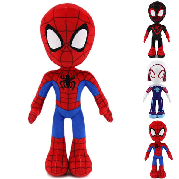 Spider-Man Superjhero mjuka gosedjur 33 cm plyschdocka barngåva Red