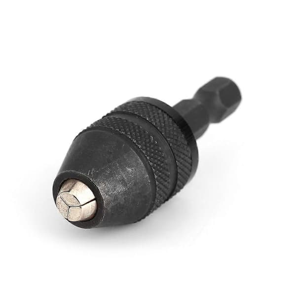1/4in Nøkkelfri Drill Chuck Hex Shank Adapter Omformer Hurtigskifte 0.3-3mm SG