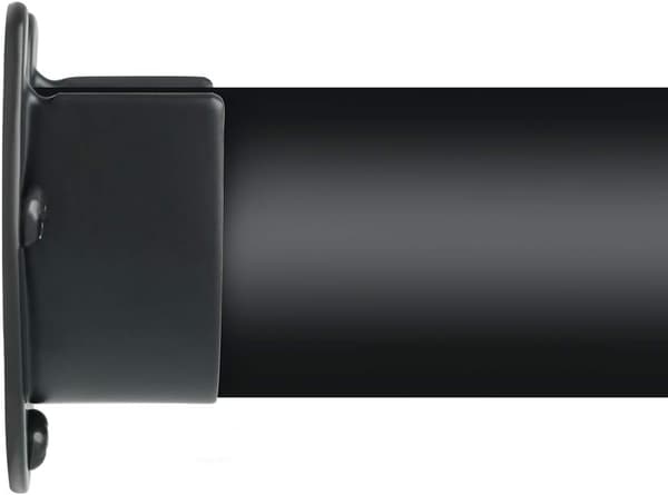 #Stykke Gardinstangsstøtte - Sort U-Sokkel Garderobestang Garderobe#