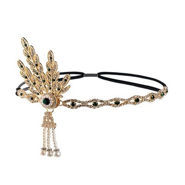 Art Deco 1920-tals stil Blocker Style Crystal Headpiece Party style 1