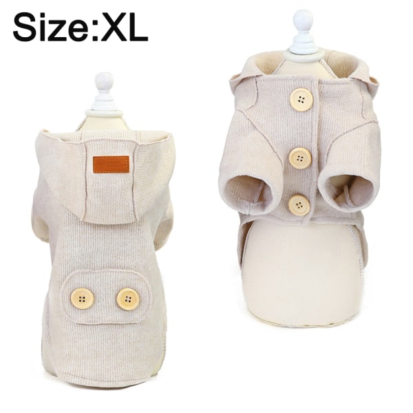 Pet vår-, höst- och vinterkläder Pet coat Pet mode coat xl