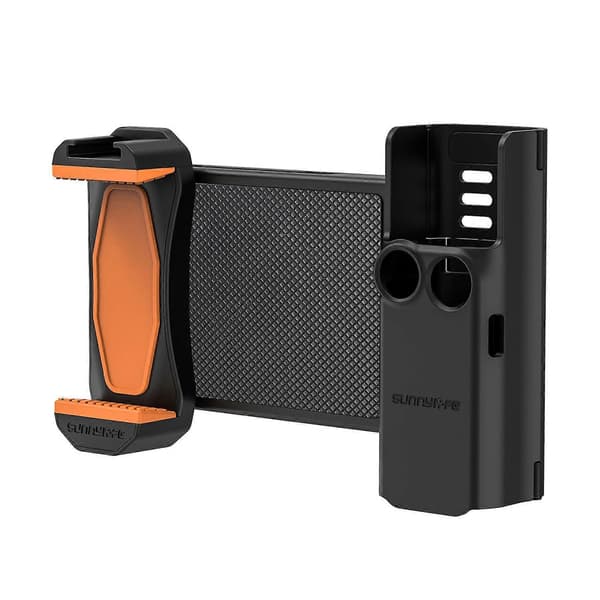 Telefonholderadapter Presis hullposisjonering Multifunksjonell med oppbevaringsboks Utvidbart mobiltelefonstativ for Osmo Pocket 3