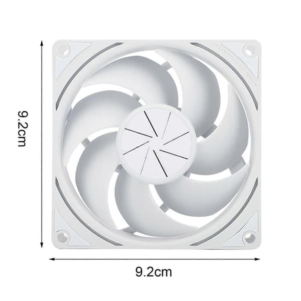Kabinetkøleventilator Computer CPU 4 Pin Lydløs Stille Køler Effektiv Varmeafledning Intelligent Temperaturkontrol Stabil Høj Hastighed Computer Kabinet