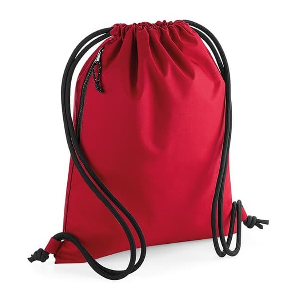 Bagbase Unisex Vuxen Återvunnen Dragsko Väska  Röd Red One Size