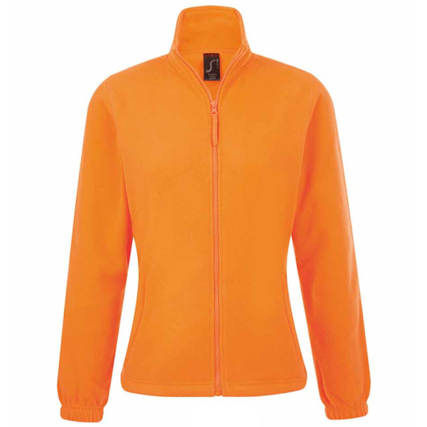 OL Dame/Dame North Full Zip Fleecejakke Neon Orange S