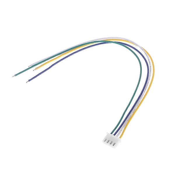 10 STK 4-pinners Mini Micro JST XH 2,54 mm 24AWG-kontaktplugg med ledninger 200 mm