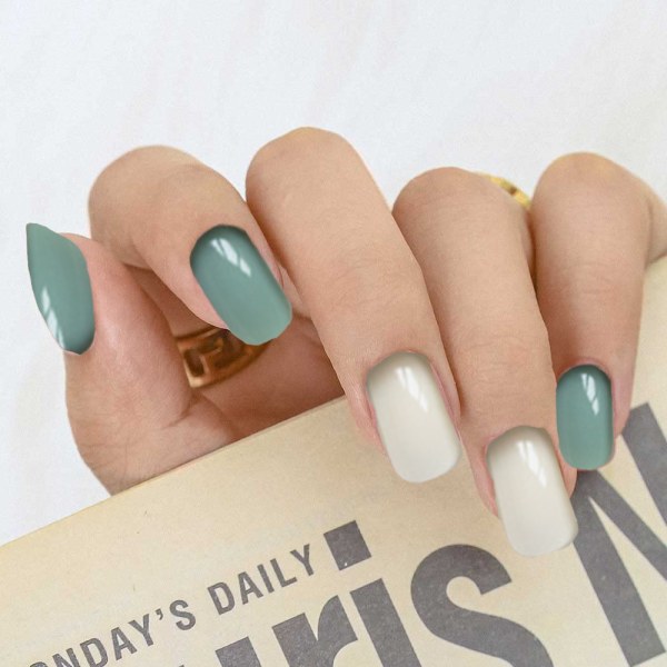 24st lösnaglar falska naglar nageltips kit cover för style 1