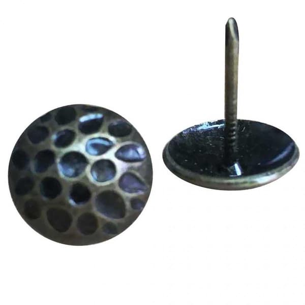 100 st Möbelstift Metalliska naglar Möbeldekoration- Brons 19 * 20 mm