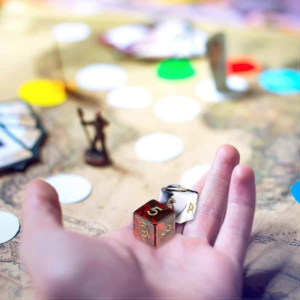 2 Sæt 11 Terningesæt Polyhedral Terningesæt Flersidet Terningesæt Glat Berøring Med Snørelukning Kompatibel Dnd Rpg Mtg Bordspil