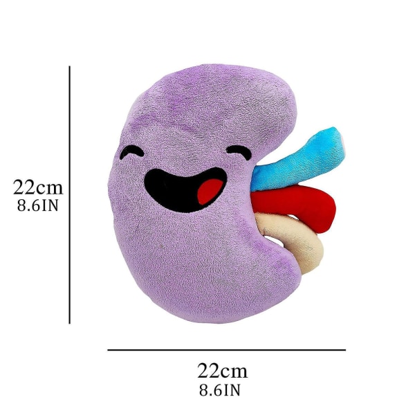Kroppsorgan Fylld plyschleksak Organ Viscera Docka Mänskligt organ Docka Barn Utbildningsdocka Kirurgi Läkare Utbildning Kirurg Gåva