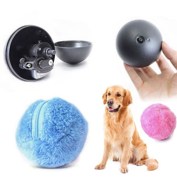 Magic Roller Ball Aktiveringsboll Clean Toys Pet Plush Ball