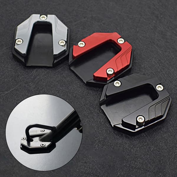 Universal Scooter Motorcykel Bike Extender Foot Sidostöd Red