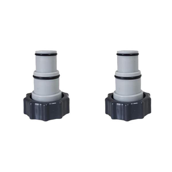 1/2/3 Portabel Poolslang Adapter Beslag Hållbar Ventil med 2PCS
