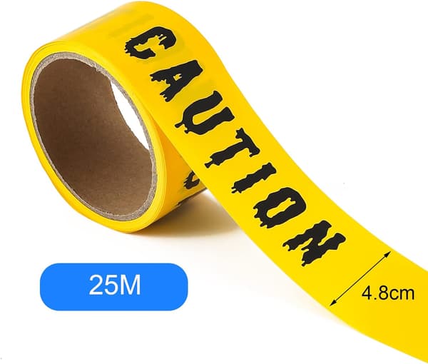 Halloween Caution Tape - Advarsel Fare - Arbeidsplass & festdekor