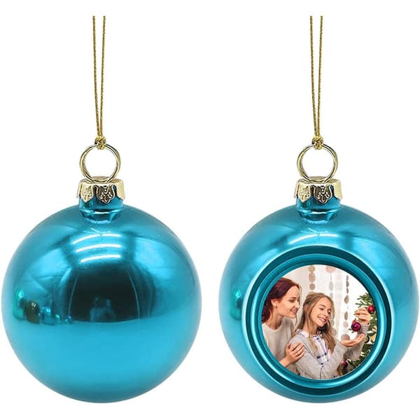 6 ST Julekulepynt DIY Varmeoverføring Foto