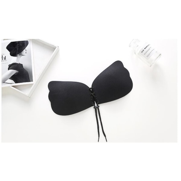 Itseliimautuva Push-Up -liivi, Näkymätön tuki - Musta, C Kuppi Black C Cup