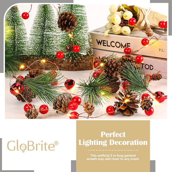 Julgirland med ljus | LED julbelysning Xmas Garland