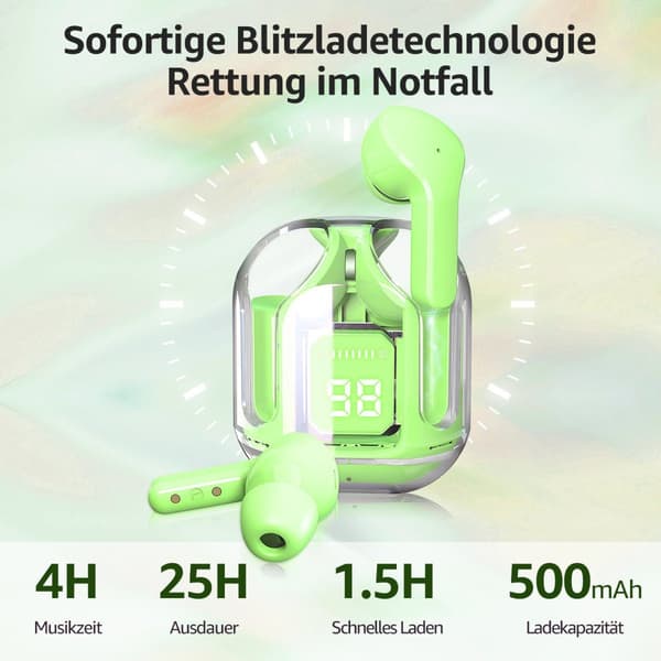 #Trådløse hodetelefoner TWS gaming hodetelefoner Bluetooth hodetelefoner 5.1 + EDR støydemping#