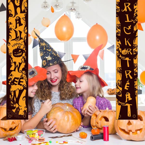 Halloween Dekor, Velkomstbannere Verandaskilte til yderdør DL8107