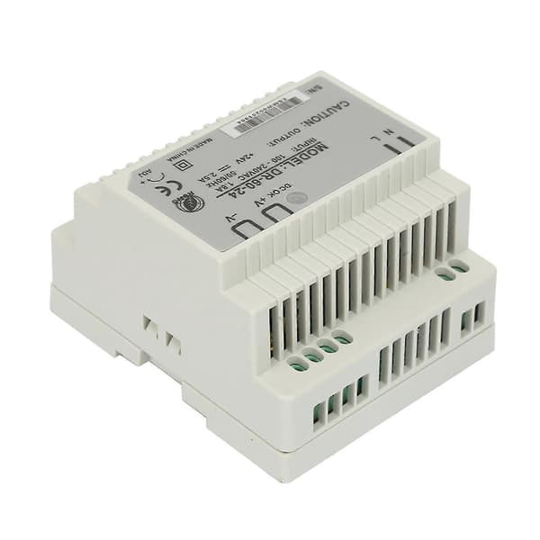 DR-60-24 60W Enkeltutgang 24V DIN-skinne Strømforsyning AC/DC Switching Strømforsyning