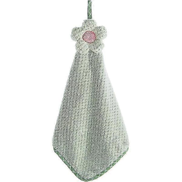Mikrofiber korallfleece rengjøringsklut 42*32cm (grønn) 1 stk