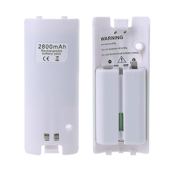 2800mah säkert uppladdningsbart batteri för Wii för Wii U spelkonsol 2st/pack