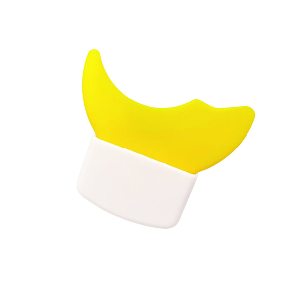 2/3/5 Multifunksjon Eyeliner Stensiler Silikon Mal Lazy Yellow 5.7 x 5cm 2Set