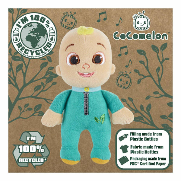 CoComelon JJ Eco Pehmolelu Lelu Pehmo 20cm Vihreä multicolor one size