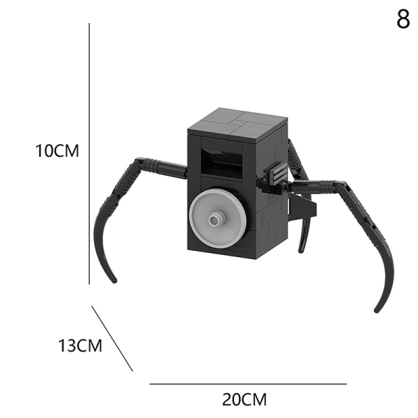 Skibidi Toilet Man vs Monitor Building Blocks The o Man och Ca 8