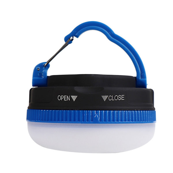 LED Camping Lantern 5 lysmoduser Batteridrevet bærbar Blue