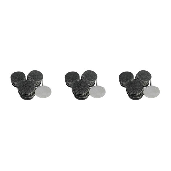1/2/3/5 Sähköisen jalkaraspin vaihtotyynyt tehokas ja 25mm 240Grit 50 pcs 3PCS