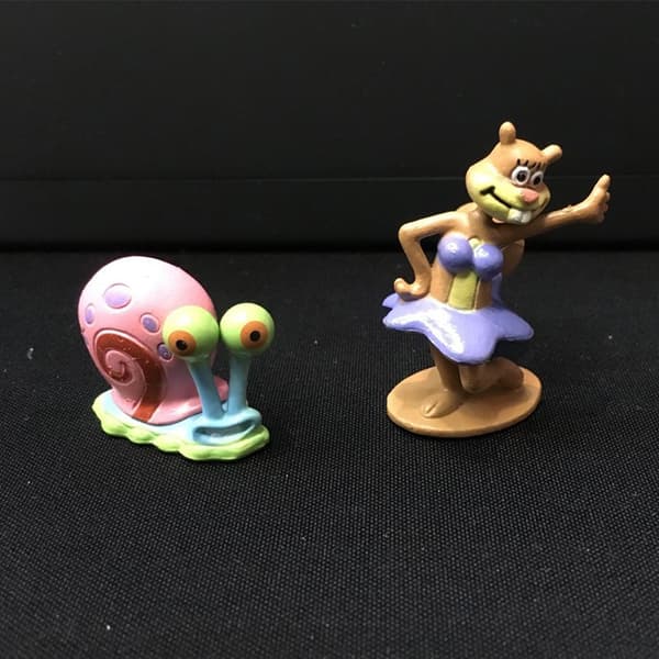Aquarium Fish Tank Landscaping 6st-Pack Anime Figur Ornament Character model