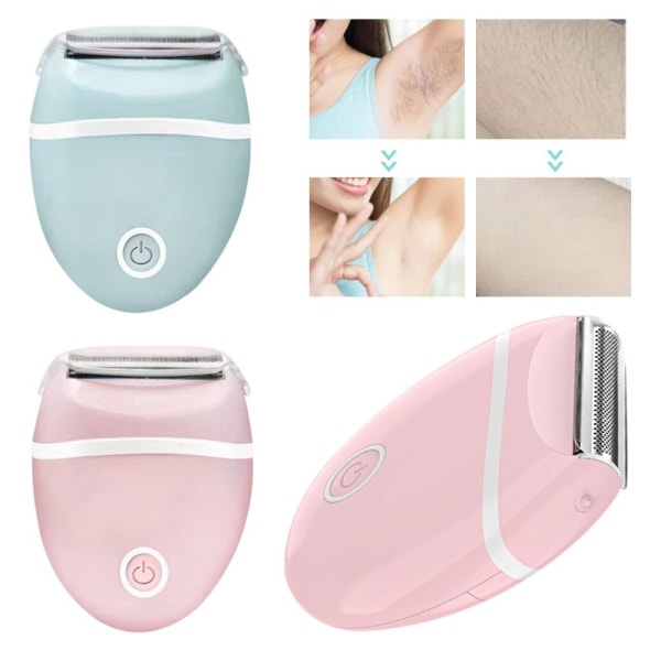 Epilator Barbermaskin Hårfjerningsverktøy GRØNN Green