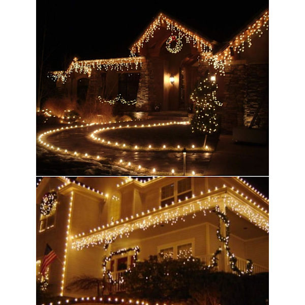 Ice Strip Light String 8 Mode Gardinljus Gypsophila Fairy Ligh