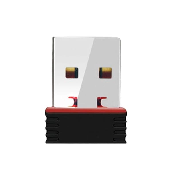 WiFi-adapter Stabilt signal Rask overføring ABS Kompakt USB trådløs adapter for hybel