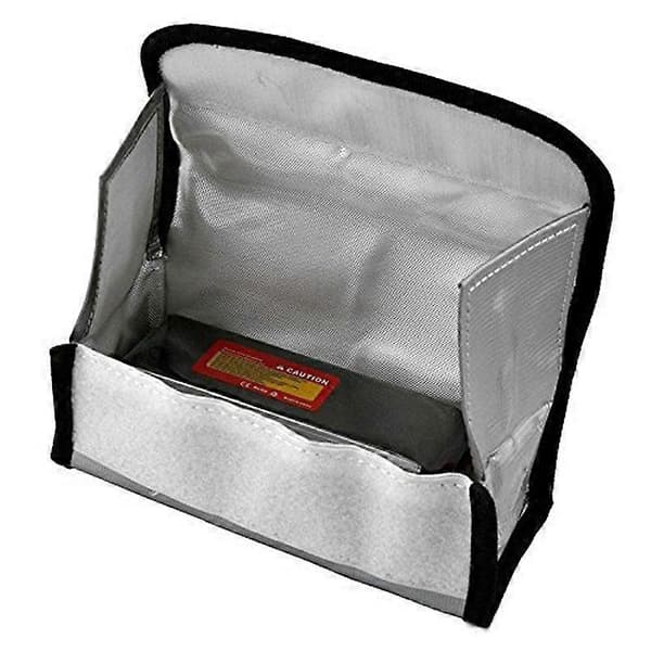 LiPo Sikker Batteribeskyttelse Ladeveske Eksplosjonssikker 185x75x60mm