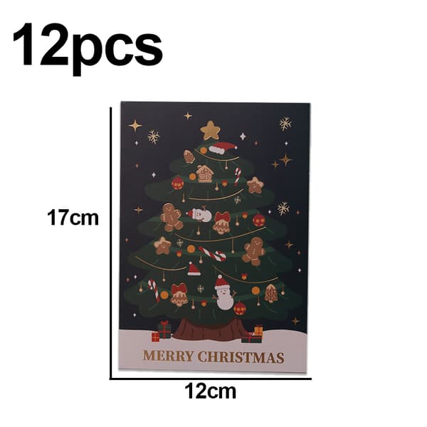 Juleæske lykønskningskort Multi-Pack Sæt, Vinter style 3