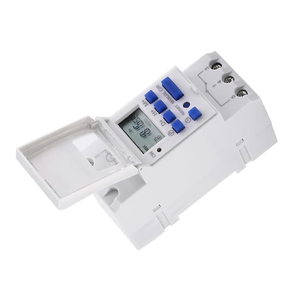 LCD-näyttö 7 päivän ohjelmoitava elektroninen releaikakytkin 16on8off-ajastin (AC110V)