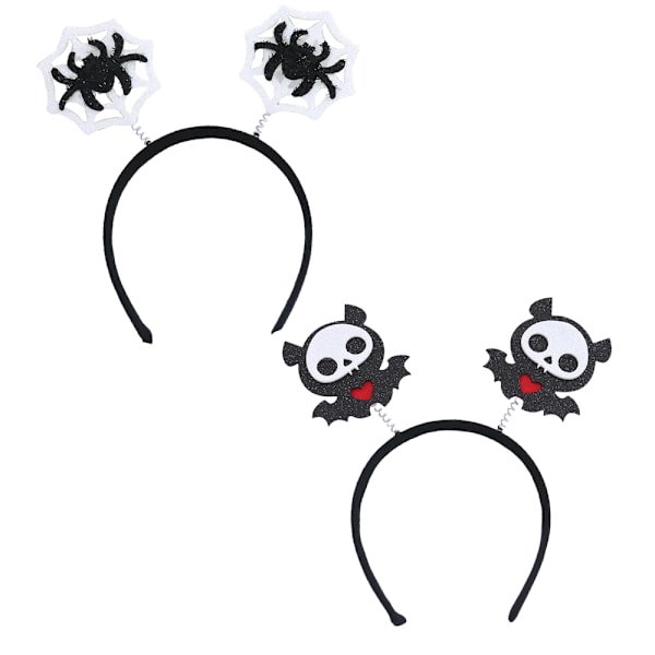 Halloween Edderkop Spøgelse Græskar Hårbøjle Djævel Pandebånd style 4