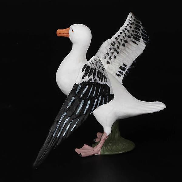 Realistiska albatross-liknande prydnadsmodeller i harts