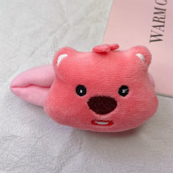 #4st Loopy little beaver hårklämmor, hårband, hårrep, gripare#