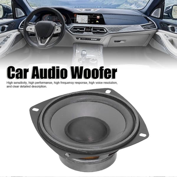 5-tommers bilstereo-woofer 400W 4 Ohm Universal 12V 93dB høy følsomhet for billydsystem