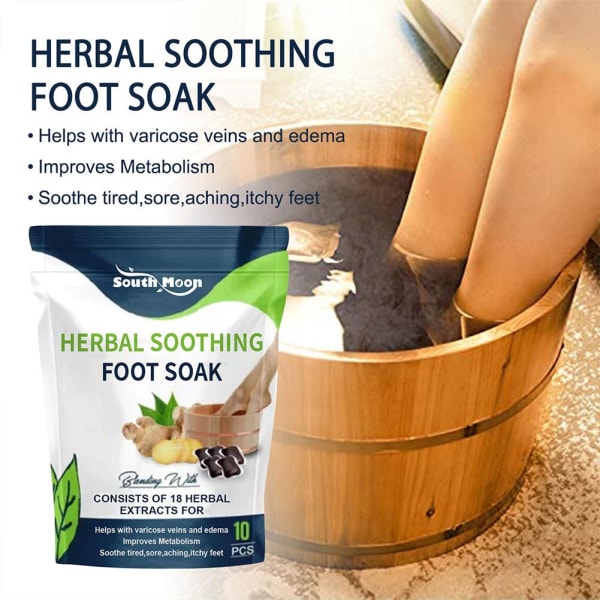 Växtbaserade Lugnande Foot Soak Foot Bath Gel Sugar Control Slim Figur
