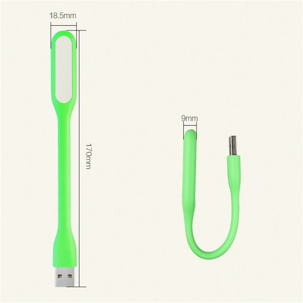 4 kpl USB LED-valo Lukuvalo PUNAINEN Red