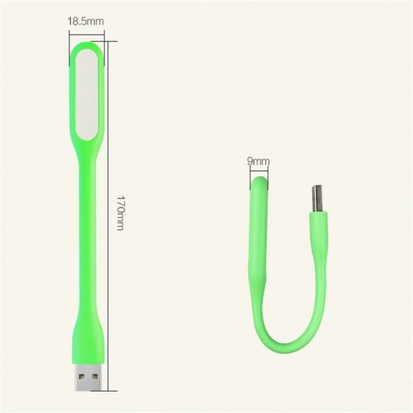 4ST USB LED-ljusläslampa LILA Purple
