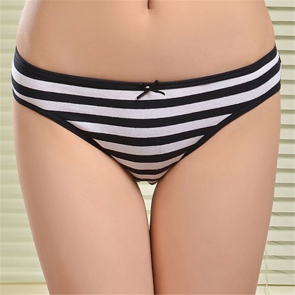 6-pack kvinnor mjuka trosor i bomull M