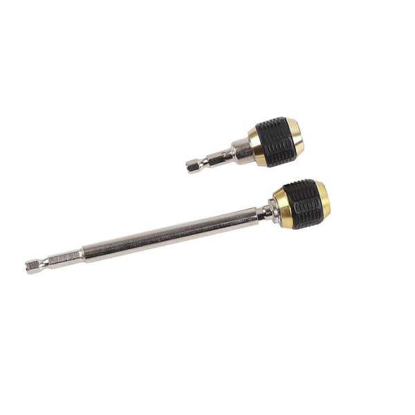 2 STK sekskantet hurtigskift bitsholder Pop Up Type kulstofstål sekskantede koblinger 60 mm 150 mm