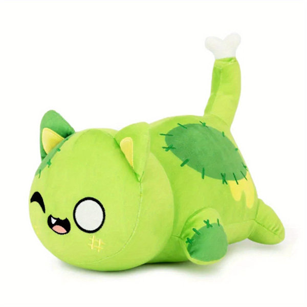 Halloween Meemeows katt plyschleksak Söt samling av katter gosedjur leksaker Bra present till barnfans Zombie Cat