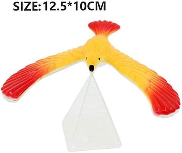 6 ST Balance Bird Gravity Bird med Pyramid Combination Set Balancing Bird Center